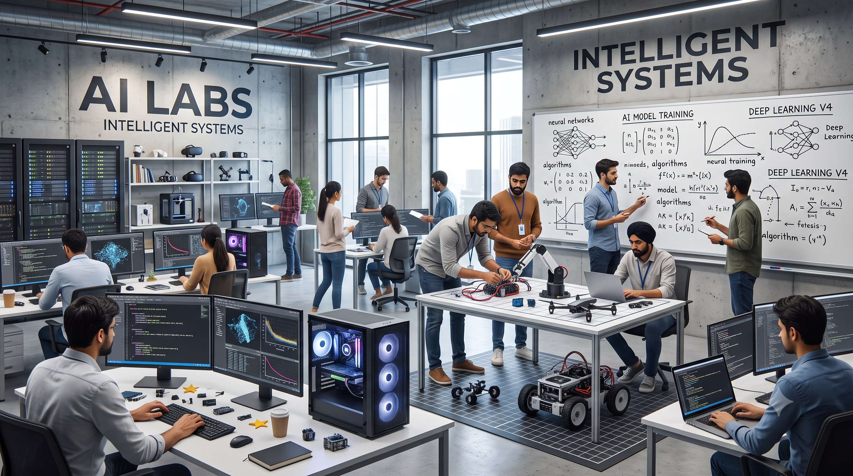 AI Lab Design, Setup & GPU Infrastructure service illustration
